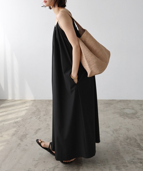 水陸両用ラッシュガードロングキャミワンピース(吸水速乾/UVカット