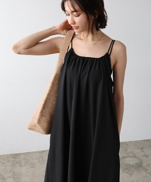 水陸両用ラッシュガードロングキャミワンピース(吸水速乾/UVカット