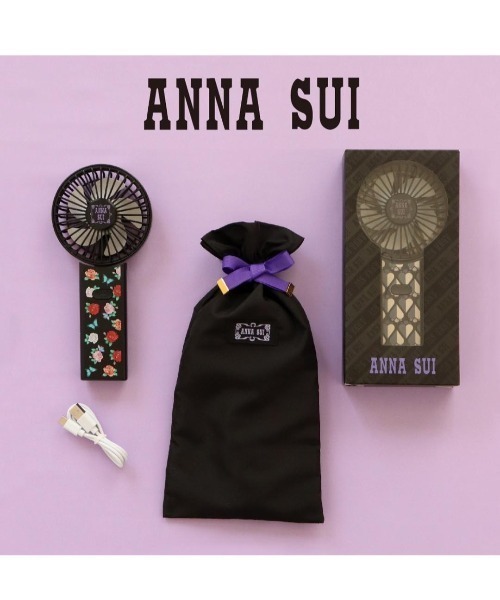 ローズ&ハート柄ハンディファン（生活家電）｜ANNA SUI