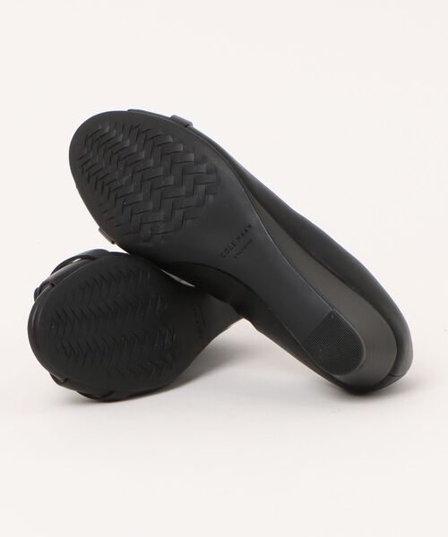 セール☆COLE HAAN マルタ ピープトゥ ウェッジ 40mm ブラック Women's Malta Wedges in Black | Cole Haan