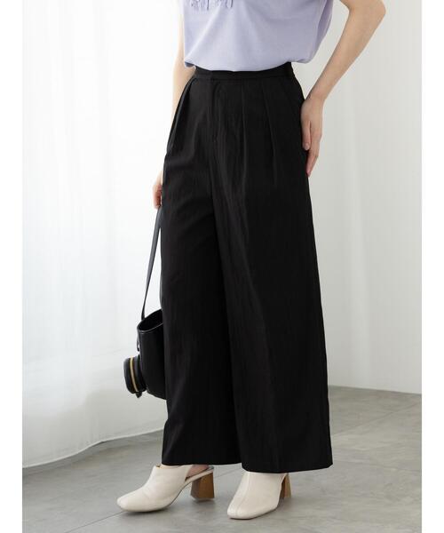 Te chichi TERRASSE（テチチテラス）の「タックワイドパンツ《2025summer catalog item》（その他パンツ・レディース・グレー/ブラック/オフホワイト・F）」の22枚目の写真