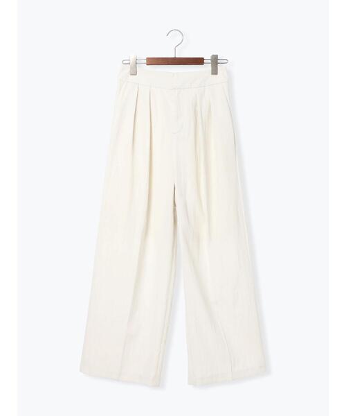 Te chichi TERRASSE（テチチテラス）の「タックワイドパンツ《2025summer catalog item》（その他パンツ・レディース・グレー/ブラック/オフホワイト・F）」の10枚目の写真