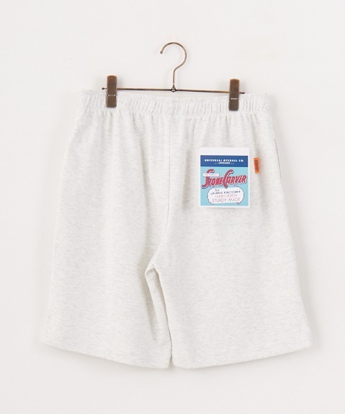 UNIVERSAL OVERALL（ユニバーサルオーバーオール）の「[UNIVERSAL OVERALL/ユニバーサルオーバーオール] 別注 ワンポイントロゴ ポンチショートパンツ（その他パンツ・メンズ・ブラック/チャコールグレー/ライトグレー・M/L）」の12枚目の写真