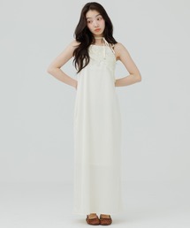 SENEE（セニー）の「satin cami onepiece (サテンキャミワンピース)（ワンピース）」
