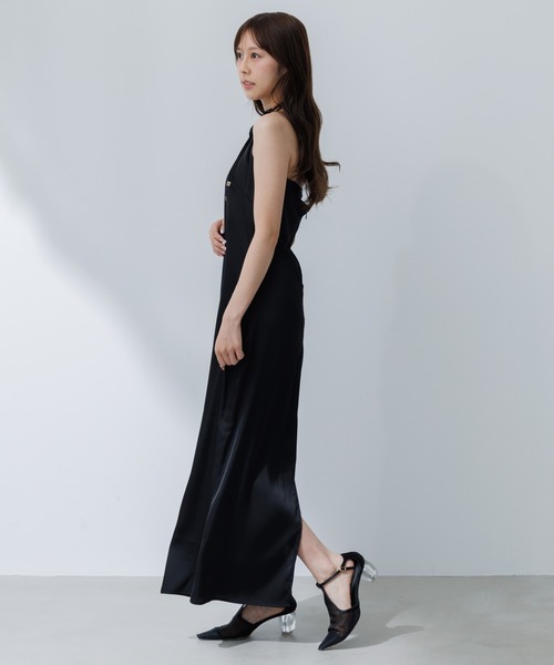 SENEE サテンキャミワンピース satin cami onepiece (サテンキャミワンピース)（ワンピース