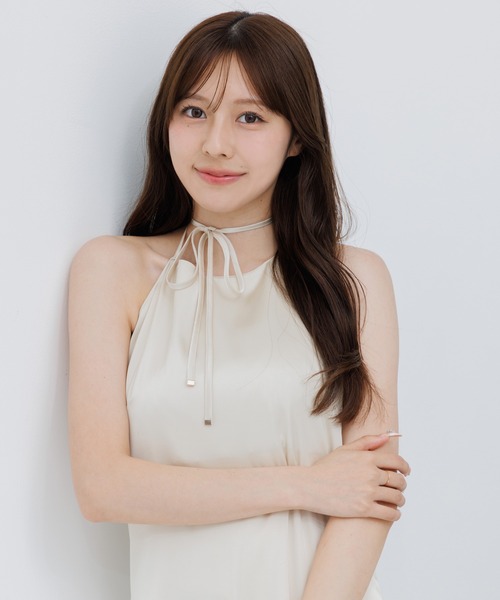 satin cami onepiece (サテンキャミワンピース)（ワンピース）｜SENEE