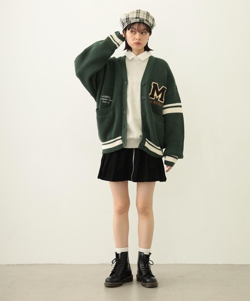 MILKFED.（ミルクフェド）の「LOGO PLAID BERET（ハンチング/ベレー帽・レディース・ホワイト/ベージュ/イエロー・ONE SIZE）」の8枚目の写真