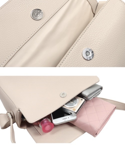 KOBE LETTUCE(コウベレタス)の「カードポケット付きショルダーバッグ(ショルダーバッグ・レディース・ブラウン/イエロー/オフホワイト/ブラック・F)」の12枚目の写真