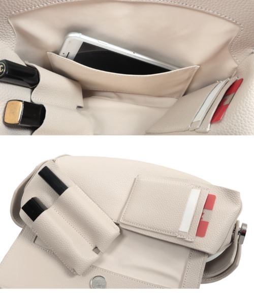 KOBE LETTUCE(コウベレタス)の「カードポケット付きショルダーバッグ(ショルダーバッグ・レディース・ブラウン/イエロー/オフホワイト/ブラック・F)」の13枚目の写真