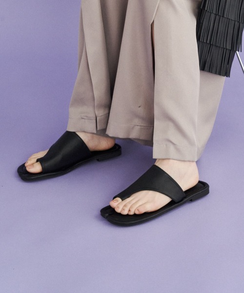 Solace（ソレイス）の「足袋トングサンダル（サンダル・レディース・シルバー/ブラック・S/M/L）」の8枚目の写真