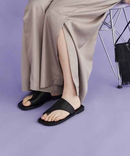 Solace（ソレイス）の「足袋トングサンダル（サンダル・レディース・シルバー/ブラック・S/M/L）」の7枚目の写真