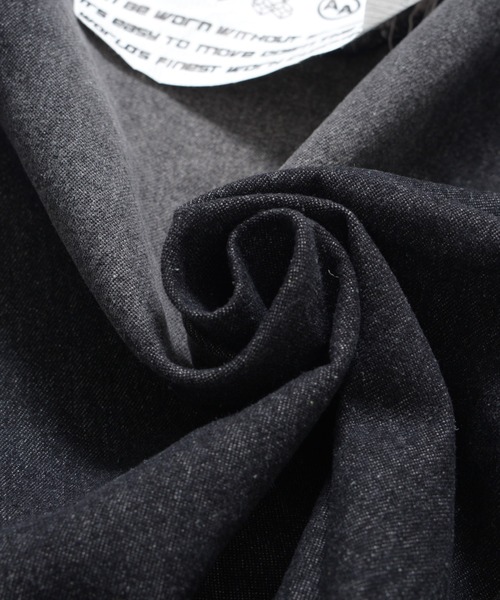 Revo.（レボ）の「【選べる2デザイン】9.5oz デニム バイアス＆トライバル フリンジデザイン 5ポケット ワイド ショーツ/ハーフパンツ（デニムパンツ・メンズ・ブラック系1/ネイビー系1/ブラック系/ネイビー系・M/L）」の17枚目の写真