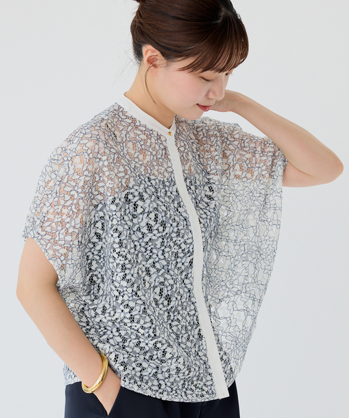 イエナ ♡ブラウス 追加》IENA LA BOUCLE バテンレース ブラウス3（シャツ/ブラウス