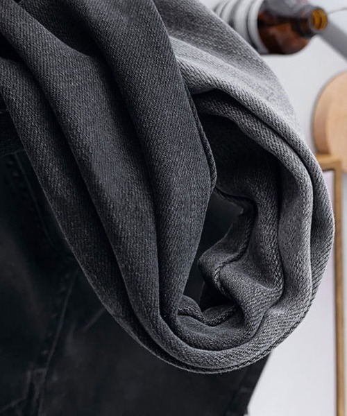 shoppinggo(ショッピングゴー)の「フレアパンツ デニムパンツ グラデーション(デニムパンツ・レディース・グレー・L/M)」の5枚目の写真