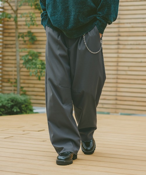 じょばじょば セール】PEツイルバレルレッグパンツ（スラックス）｜RAGEBLUE（レイジ