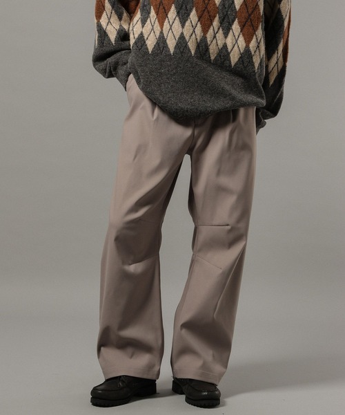 RAGEBLUE(レイジブルー)の「PEツイルバレルレッグパンツ(スラックス・メンズ・ブラック/グレー/ベージュ・LARGE/MEDIUM/SMALL)」の18枚目の写真