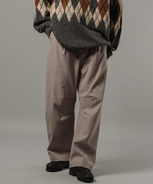 RAGEBLUE(レイジブルー)の「PEツイルバレルレッグパンツ(スラックス・メンズ・ブラック/グレー/ベージュ・LARGE/MEDIUM/SMALL)」の19枚目の写真