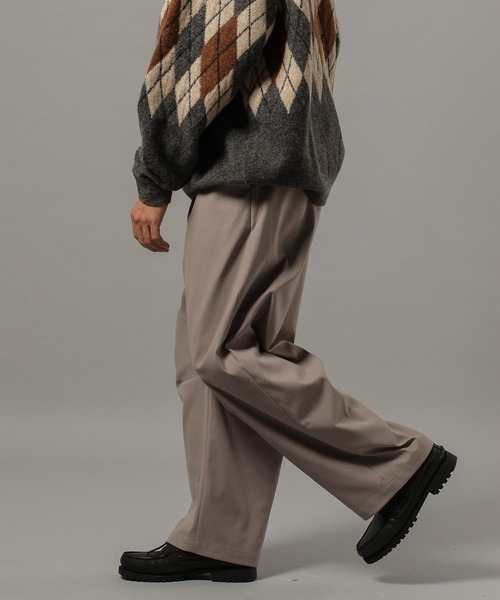 RAGEBLUE(レイジブルー)の「PEツイルバレルレッグパンツ(スラックス・メンズ・ブラック/グレー/ベージュ・LARGE/MEDIUM/SMALL)」の20枚目の写真