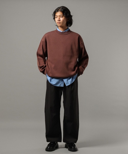 RAGEBLUE(レイジブルー)の「PEツイルバレルレッグパンツ(スラックス・メンズ・ブラック/グレー/ベージュ・LARGE/MEDIUM/SMALL)」の4枚目の写真