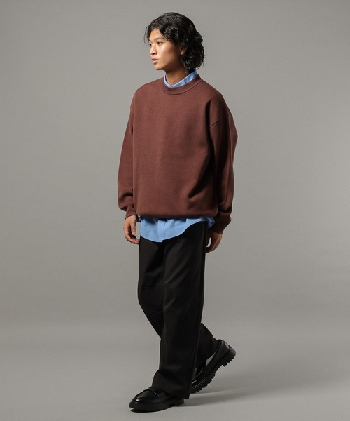 RAGEBLUE(レイジブルー)の「PEツイルバレルレッグパンツ(スラックス・メンズ・ブラック/グレー/ベージュ・LARGE/MEDIUM/SMALL)」の6枚目の写真