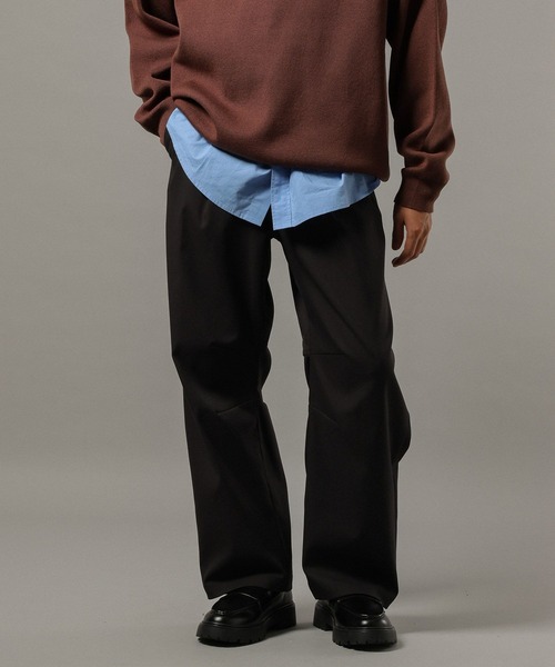 RAGEBLUE(レイジブルー)の「PEツイルバレルレッグパンツ(スラックス・メンズ・ブラック/グレー/ベージュ・LARGE/MEDIUM/SMALL)」の8枚目の写真