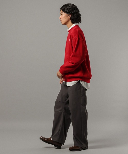 RAGEBLUE(レイジブルー)の「PEツイルバレルレッグパンツ(スラックス・メンズ・ブラック/グレー/ベージュ・LARGE/MEDIUM/SMALL)」の11枚目の写真