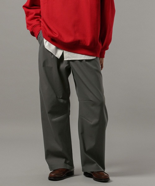 RAGEBLUE(レイジブルー)の「PEツイルバレルレッグパンツ(スラックス・メンズ・ブラック/グレー/ベージュ・LARGE/MEDIUM/SMALL)」の12枚目の写真