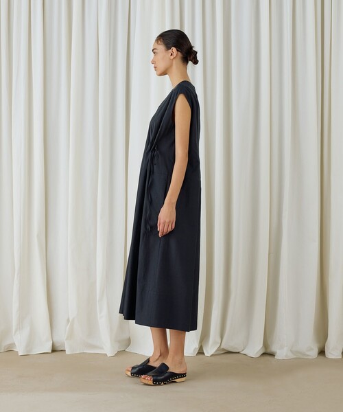 極美品*23区 *2021ss 洗える ドライコットンシルクブレンドワンピース 極美品*23区 *2021ss 洗える ドライコットンシルクブレンド