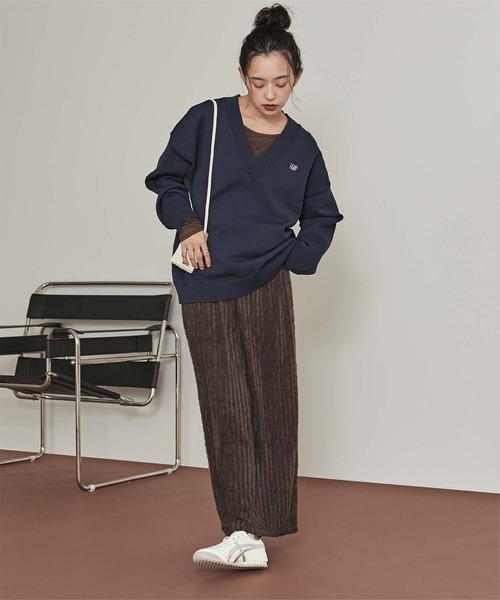 miette（ミエット）の「フェザーライクIラインスカート（スカート・レディース・ブラウン/ブラック/アイボリー・S/M）」の19枚目の写真