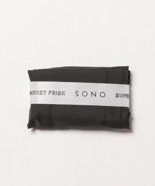Sono（ソーノ）の「【SONO/ソーノ】エコバッグ　Mサイズ（エコバッグ/サブバッグ・レディース・ホワイト/ブラック/ピンク/イエロー・M）」の6枚目の写真