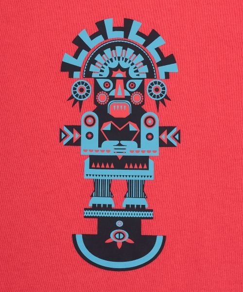 チチカカ(チチカカ)の「トゥーミプリントプルオーバー(Tシャツ/カットソー・レディース・レッド/ホワイト/ブラック・FREE)」の19枚目の写真