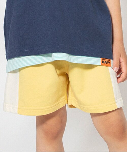 BREEZE（ブリーズ）の「【WEB限定/ジュニア対応】ラインカットソーパンツ（その他パンツ・キッズ・ブラウン/ピンク/イエロー/ネイビー・110/100/90/80/140/130/120）」の3枚目の写真