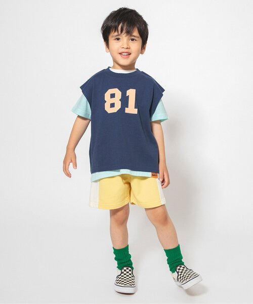 BREEZE（ブリーズ）の「【WEB限定/ジュニア対応】ラインカットソーパンツ（その他パンツ・キッズ・ブラウン/ピンク/イエロー/ネイビー・110/100/90/80/140/130/120）」の15枚目の写真