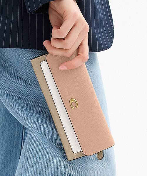 ミラ ロング フラップ ウォレット・カラーブロック（財布）｜COACH