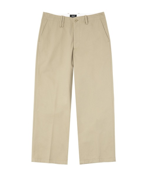 PUSHPUSH KHAKI PANTS ベージュ ワイドチノパンツ L ユニクロ】ワイドチノパンツは一長一短？忖度なしレビュー