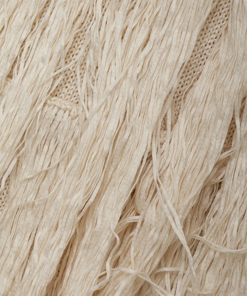 【下げ札付未使用】CINOH(チノ)FRINGE KNIT SKIRT　38 セール】FRINGE KNIT SKIRT（スカート）｜CINOH（チノ）の