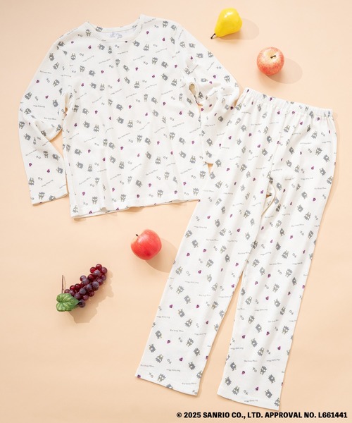 セール】【KIDS】FTL×サンリオキャラクターズ長袖ルームウェア