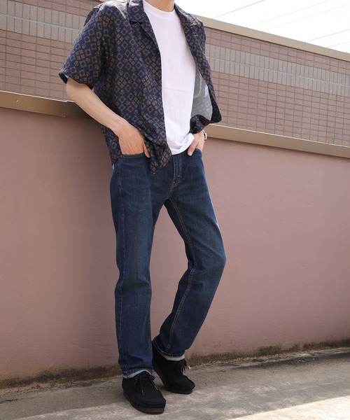 Levi's（リーバイス）の「【74】【Levi’s/リーバイス】505 レギュラーストレート ストレッチ　5ポケット デニム/505 REGULAR STRAIGHT STRETCH DENIM/ジーンズ【ウォッシュ加工】（デニムパンツ・メンズ・インディゴブルー/ダークインディゴブルー/ブルー/ライトブルー・32inch/33inch/34inch/29inch/30inch/31inch/36inch/28inch）」の14枚目の写真