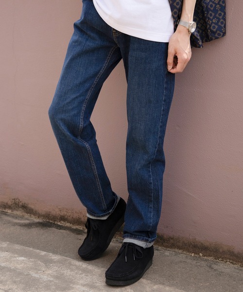 Levi's（リーバイス）の「【74】【Levi’s/リーバイス】505 レギュラーストレート ストレッチ　5ポケット デニム/505 REGULAR STRAIGHT STRETCH DENIM/ジーンズ【ウォッシュ加工】（デニムパンツ・メンズ・インディゴブルー/ダークインディゴブルー/ブルー/ライトブルー・32inch/33inch/34inch/29inch/30inch/31inch/36inch/28inch）」の7枚目の写真
