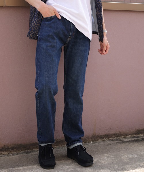 Levi's（リーバイス）の「【74】【Levi’s/リーバイス】505 レギュラーストレート ストレッチ　5ポケット デニム/505 REGULAR STRAIGHT STRETCH DENIM/ジーンズ【ウォッシュ加工】（デニムパンツ・メンズ・インディゴブルー/ダークインディゴブルー/ブルー/ライトブルー・32inch/33inch/34inch/29inch/30inch/31inch/36inch/28inch）」の17枚目の写真