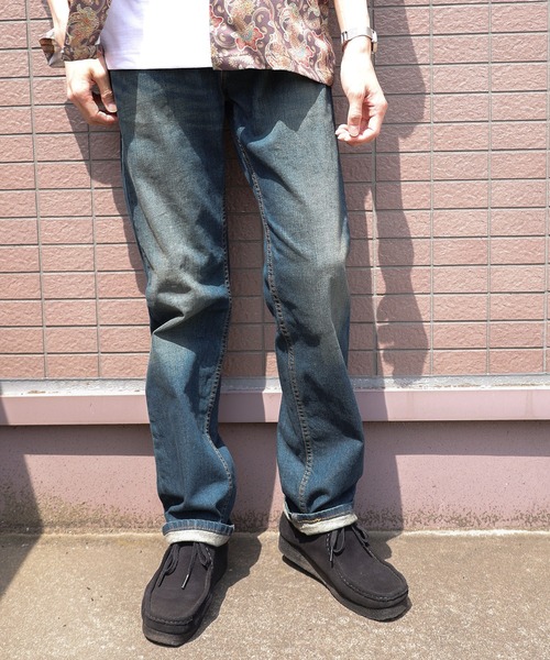 Levi's（リーバイス）の「【74】【Levi’s/リーバイス】505 レギュラーストレート ストレッチ　5ポケット デニム/505 REGULAR STRAIGHT STRETCH DENIM/ジーンズ【ウォッシュ加工】（デニムパンツ・メンズ・インディゴブルー/ダークインディゴブルー/ブルー/ライトブルー・32inch/33inch/34inch/29inch/30inch/31inch/36inch/28inch）」の6枚目の写真