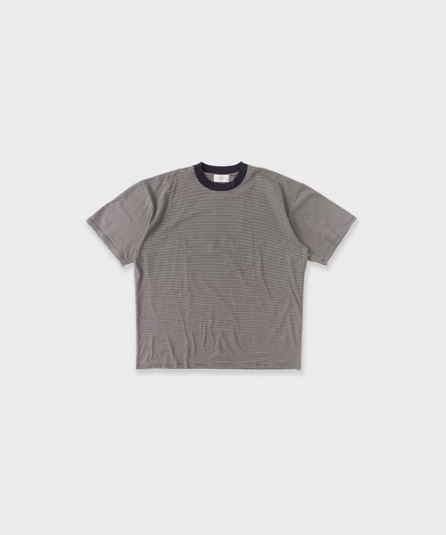 FLISTFIA(フリストフィア)の「FLISTFIA/フリストフィア Loose Fit Crew Neck T-Shirts Tシャツ 夏服(Tシャツ/カットソー・メンズ・ネイビー・1/4/3)」の2枚目の写真