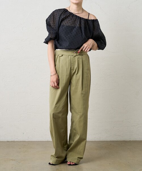 SHENERY（シーナリー）の「《旬のコーデに》ミリタリーパンツ（その他パンツ・レディース・ボルドー/カーキ・38/36）」の5枚目の写真