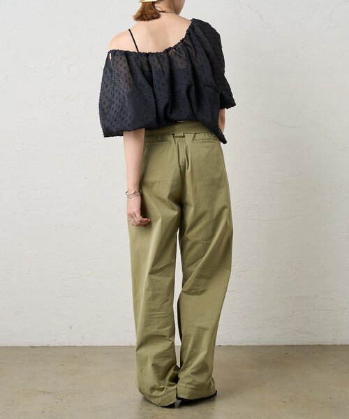 SHENERY（シーナリー）の「《旬のコーデに》ミリタリーパンツ（その他パンツ・レディース・ボルドー/カーキ・38/36）」の9枚目の写真