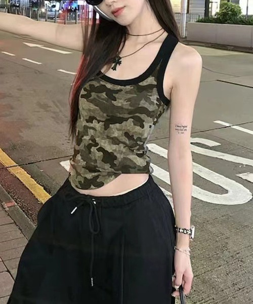 MEMECLE(メメクル)の「【 MEMECLE / メメクル 】迷彩柄タンクトップ(タンクトップ・レディース・その他・MEDIUM/LARGE/SMALL)」の10枚目の写真