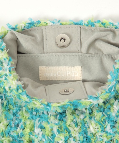 studio CLIP（スタディオクリップ）の「ファンシーヤーンお散歩ショルダー（ショルダーバッグ・レディース・ピンク/グリーン/オフホワイト/ブラック・FREE）」の20枚目の写真