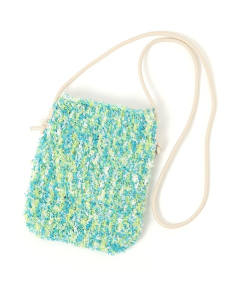 studio CLIP（スタディオクリップ）の「ファンシーヤーンお散歩ショルダー（ショルダーバッグ・レディース・ピンク/グリーン/オフホワイト/ブラック・FREE）」の7枚目の写真