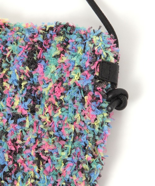 studio CLIP（スタディオクリップ）の「ファンシーヤーンお散歩ショルダー（ショルダーバッグ・レディース・ピンク/グリーン/オフホワイト/ブラック・FREE）」の17枚目の写真