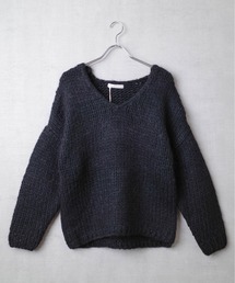 LI HUA（リーファー）の「【PH1】【LI HUA】LOW GAGE KNIT PULLOVER EOM-7719-B（ニット/セーター）」
