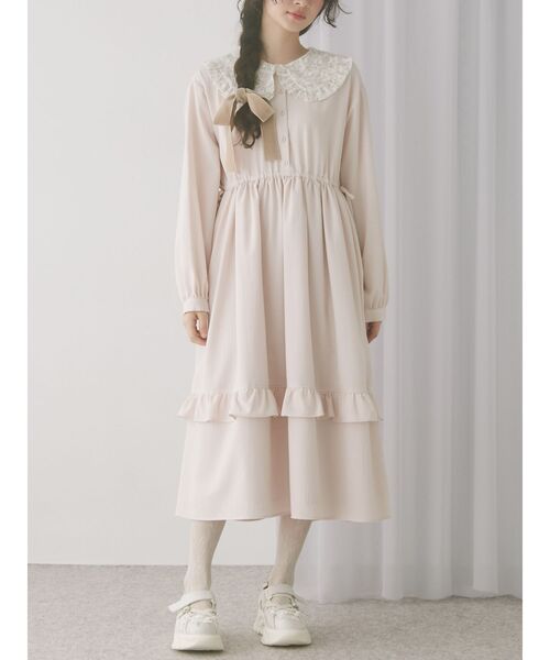 floralカラーワンピース（ワンピース）｜merry jenny（メリージェニー